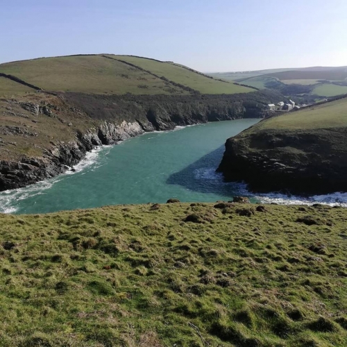 Beautiful Doyden Castle and Port Quin Headland