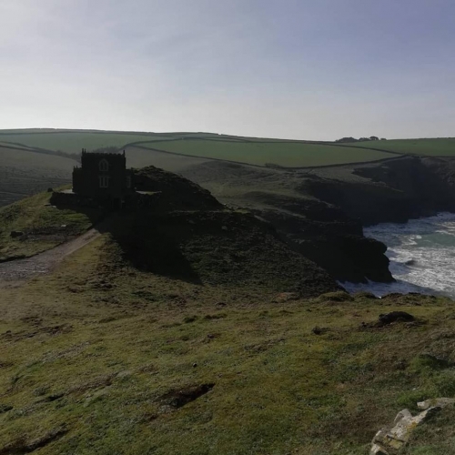 Beautiful Doyden Castle and Port Quin Headland