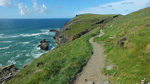 Tintagel coast path